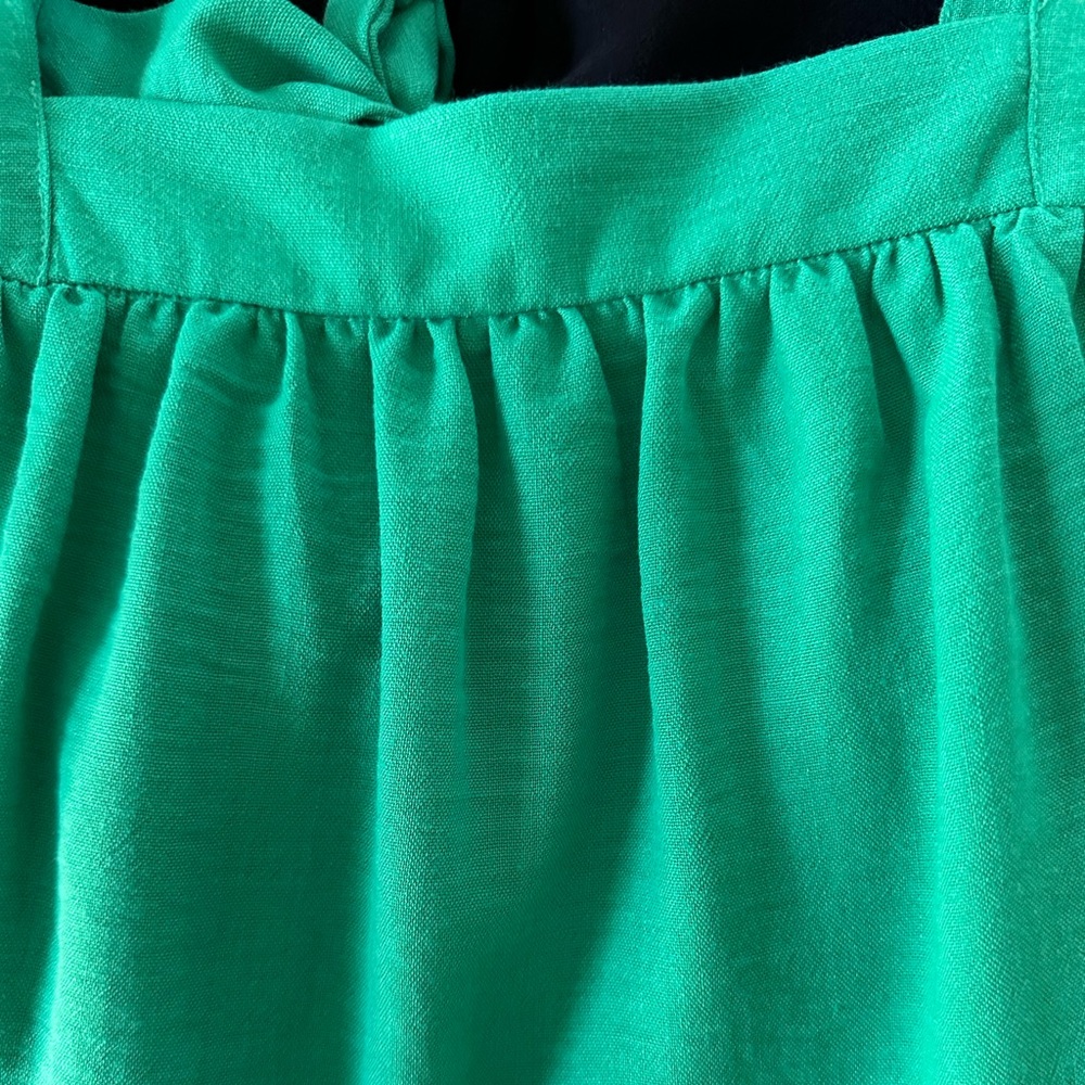 Sienna Sky Green Ruffle Strap Women's Top Size Large - Picture 3 of 5